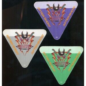 Vintage 1988 Pat Benatar Concert Backstage Pass After Show Lot of 3